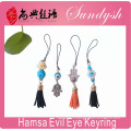 Best Key Chain Tassel Hamsa Evil Eye Keychain Accessory Key Rings